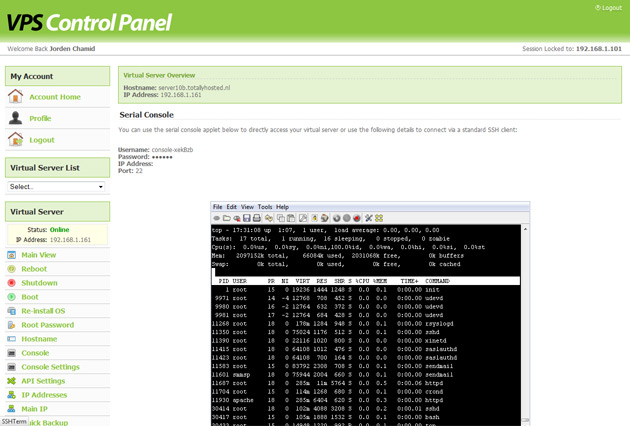 VPS screenshot #1